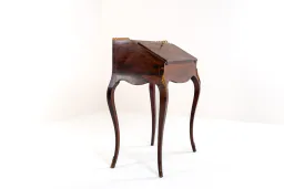 19th-Century Louis XV-Style Inlaid Writing Desk / Secretaire
