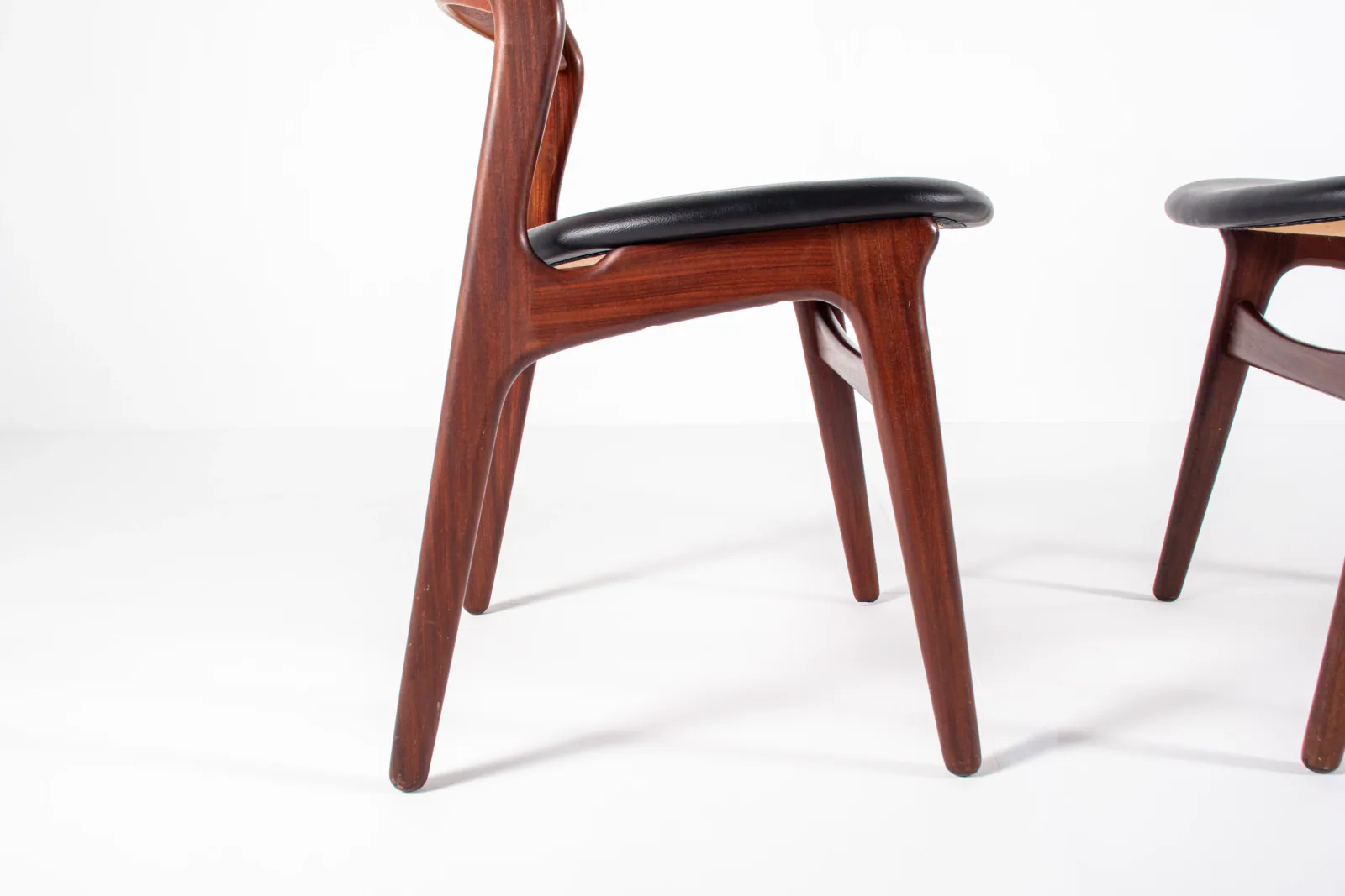 Set of 2 Danish Teak Dining Chairs by Erik Buch, Model 310, 1960s