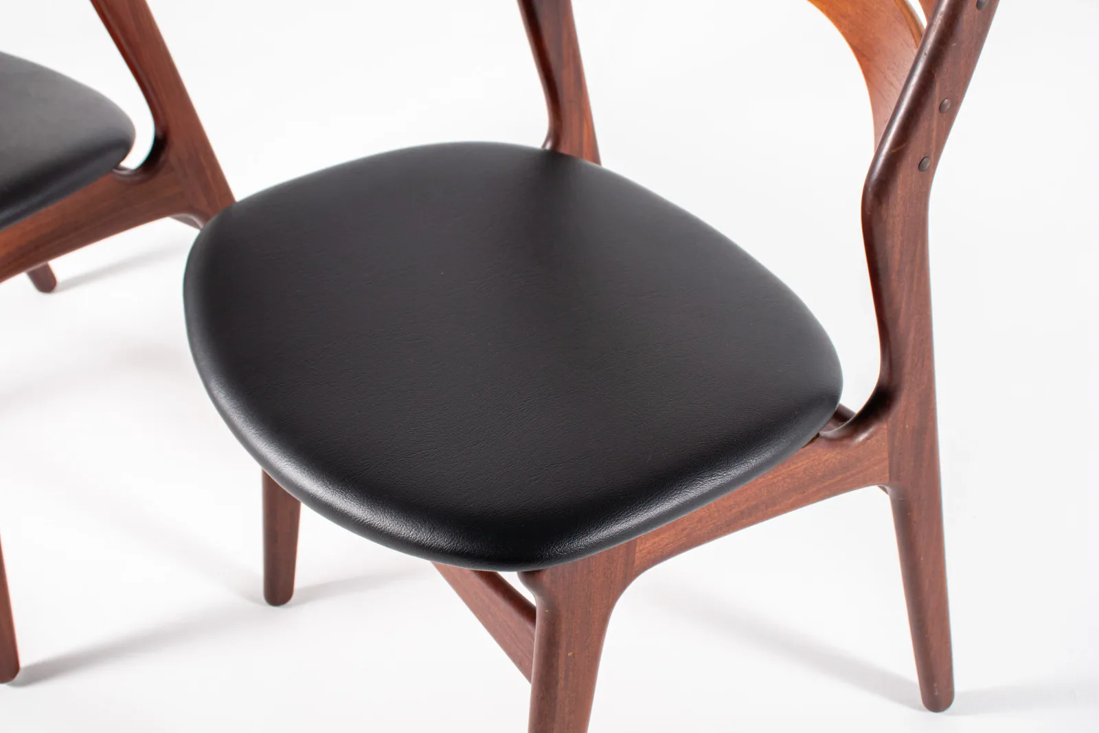 Set of 2 Danish Teak Dining Chairs by Erik Buch, Model 310, 1960s