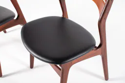 Set of 2 Danish Teak Dining Chairs by Erik Buch, Model 310, 1960s
