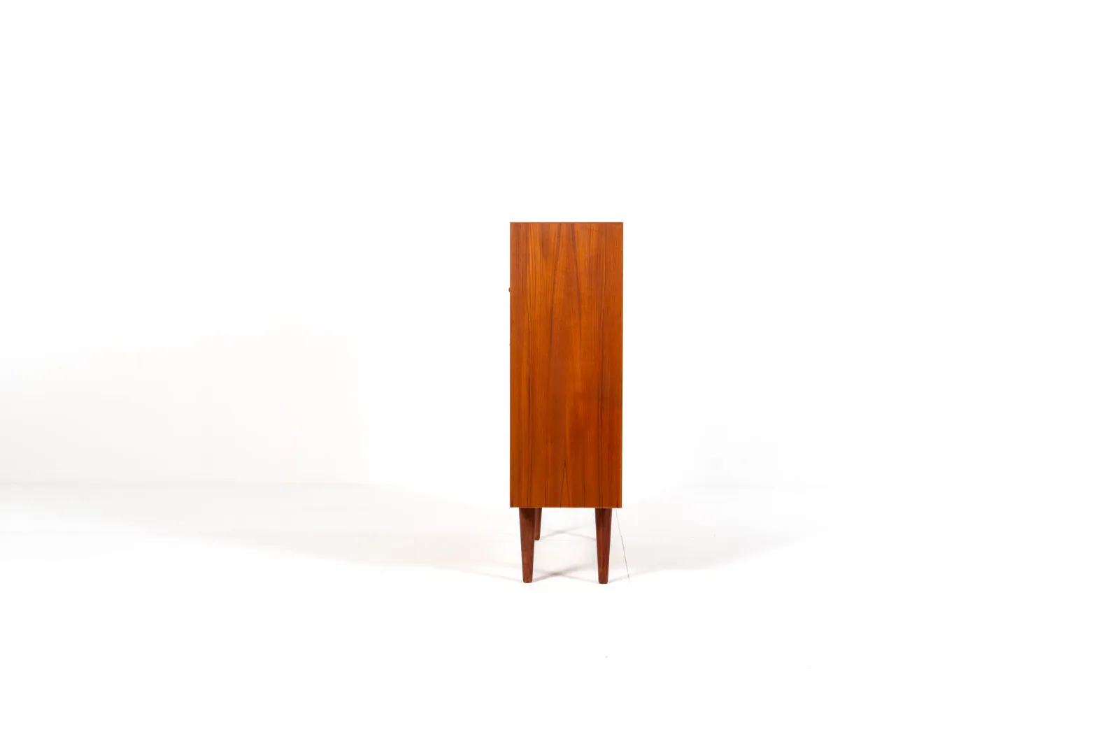 1960s Danish Teak-Veneer Open Bookcase