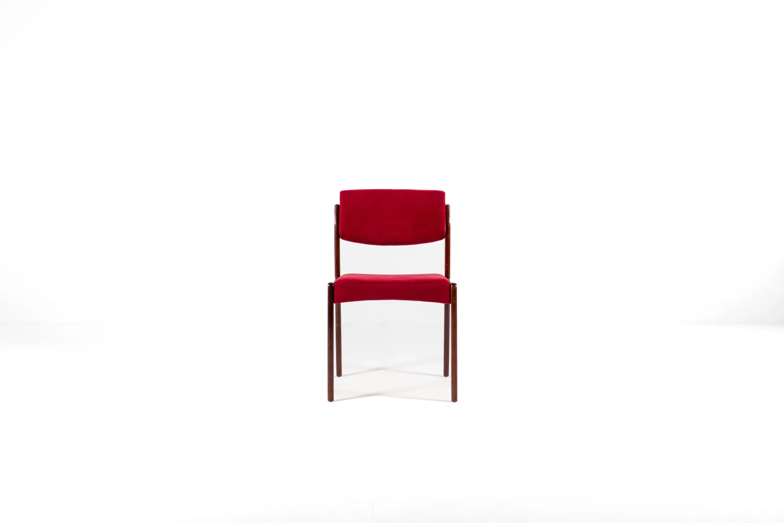 Set of 8 Rosewood Dining Chairs by H.W. Klein for Bramin, 1960s