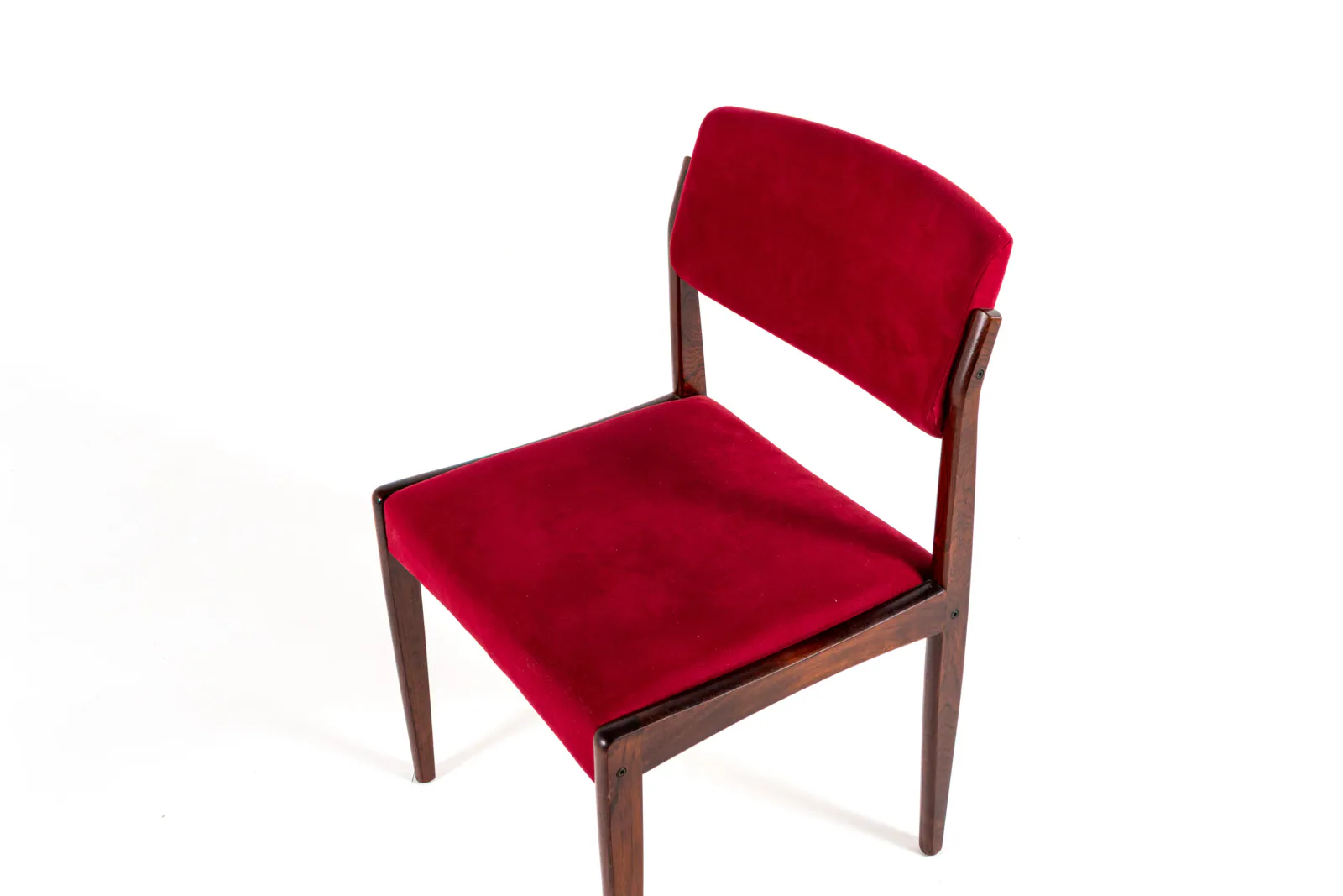 Set of 8 Rosewood Dining Chairs by H.W. Klein for Bramin, 1960s