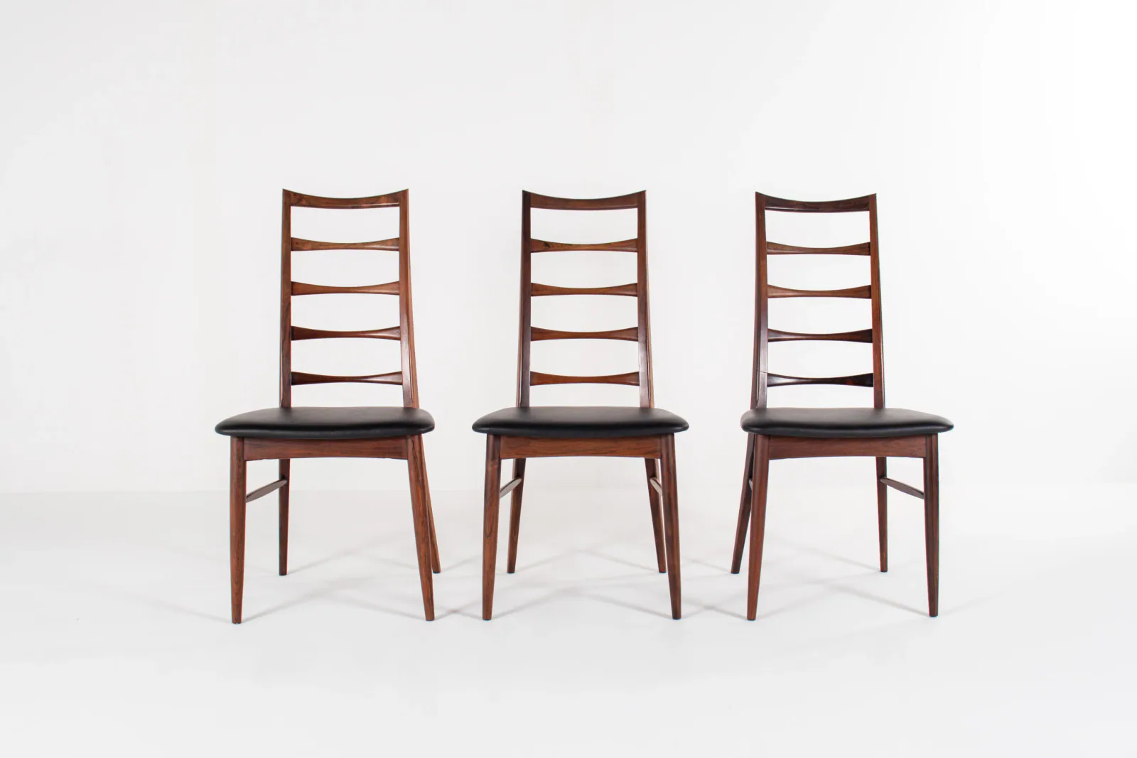 Set of 6 “Lis” Dining Chairs by Niels Koefoed for Hornslet Møbelfabrik, Denmark, 1960s
