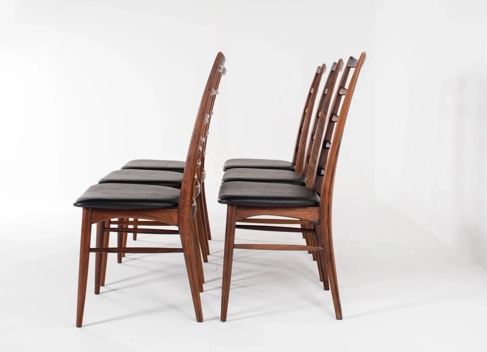 Set of 6 “Lis” Dining Chairs by Niels Koefoed for Hornslet Møbelfabrik, Denmark, 1960s