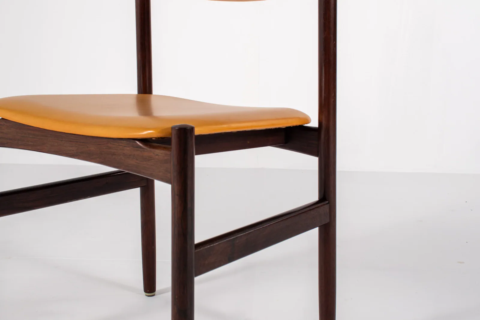 Set of Six Danish Mid-Century Modern Rosewood Dining Chairs, 1960s