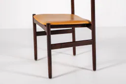 Set of Six Danish Mid-Century Modern Rosewood Dining Chairs, 1960s