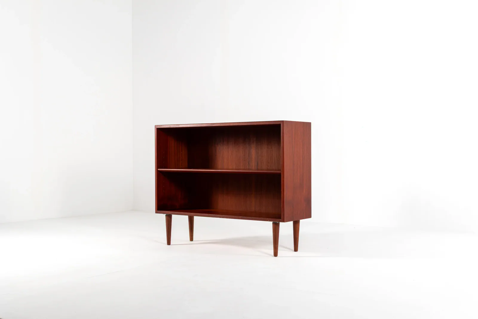 Mid-Century Danish Teak Bookcase by Børge Mogensen for Søborg Møbler, 1960s