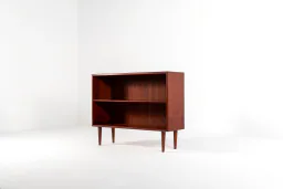 Mid-Century Danish Teak Bookcase by Børge Mogensen for Søborg Møbler, 1960s