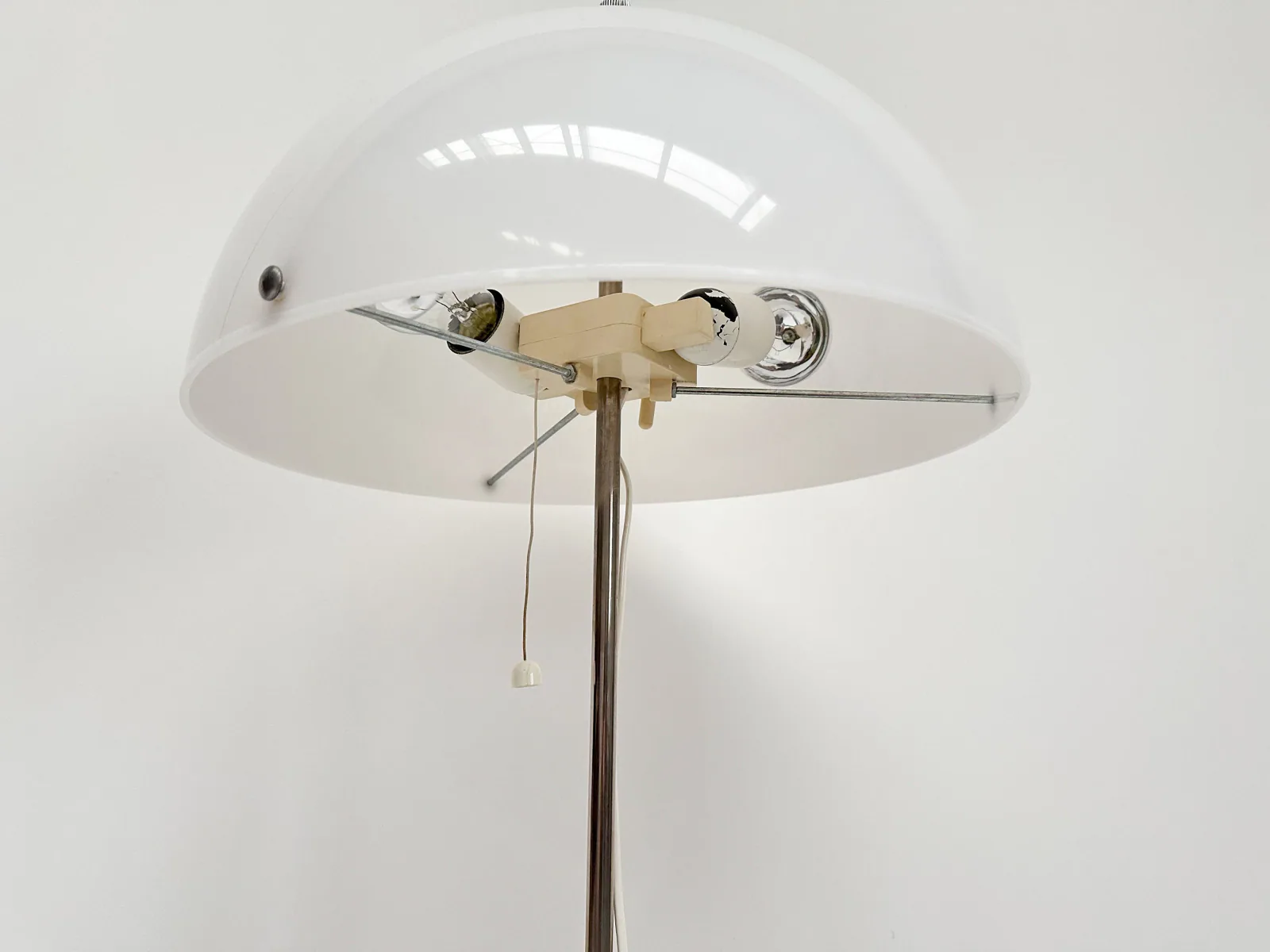 Vintage Fagerhult Swedish Floor Lamp with Acrylic Mushroom Shade