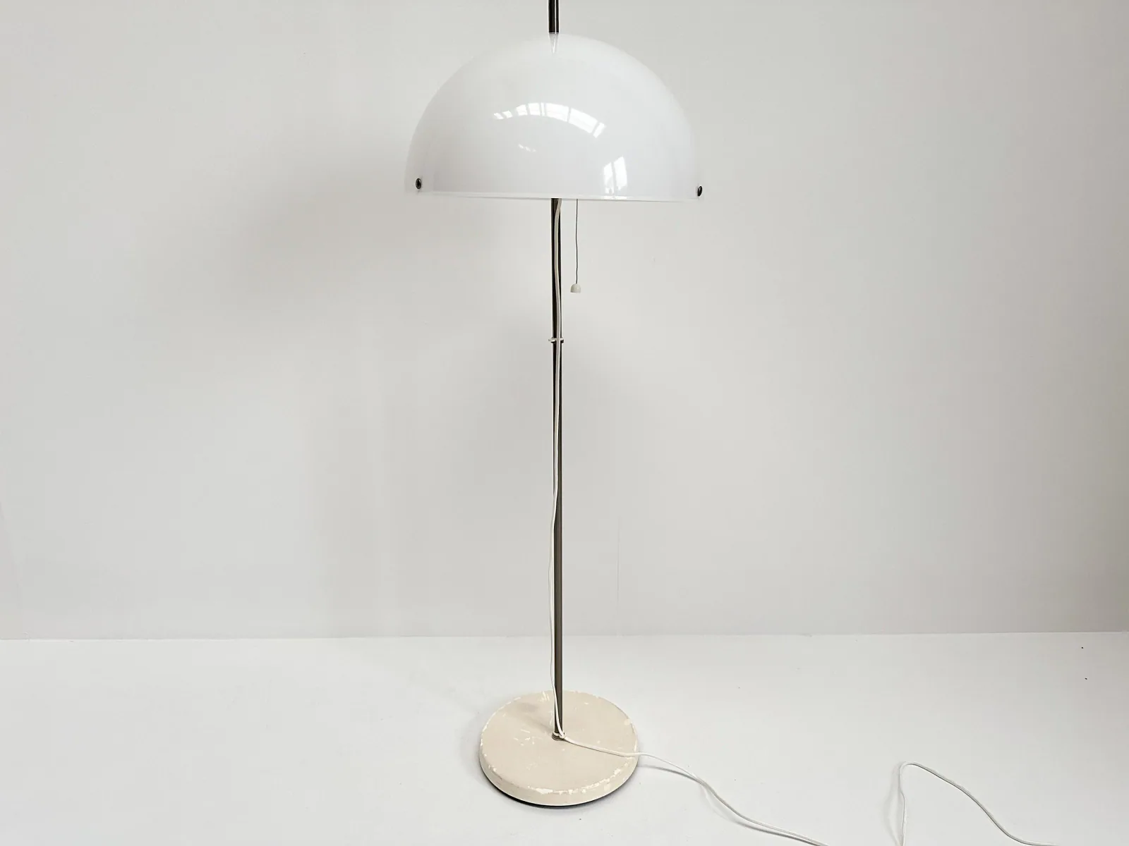 Vintage Fagerhult Swedish Floor Lamp with Acrylic Mushroom Shade