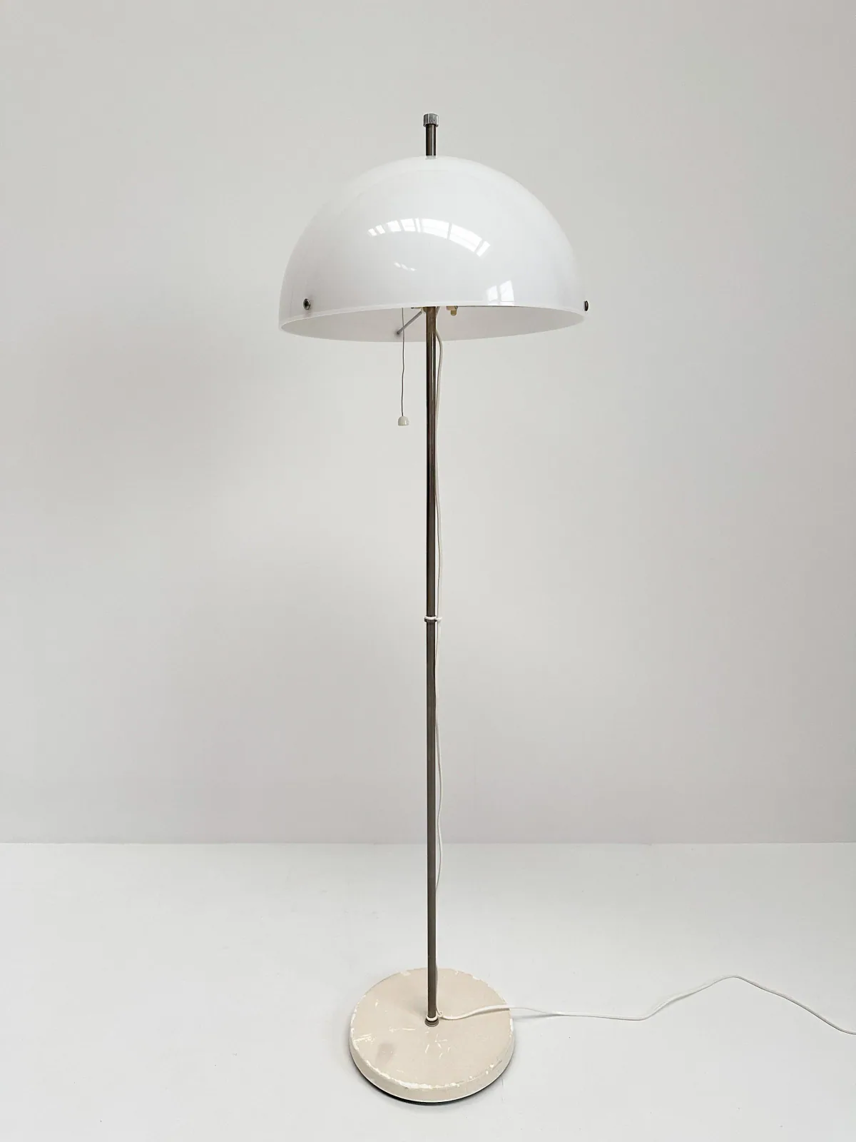 Vintage Fagerhult Swedish Floor Lamp with Acrylic Mushroom Shade