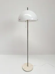 Vintage Fagerhult Swedish Floor Lamp with Acrylic Mushroom Shade