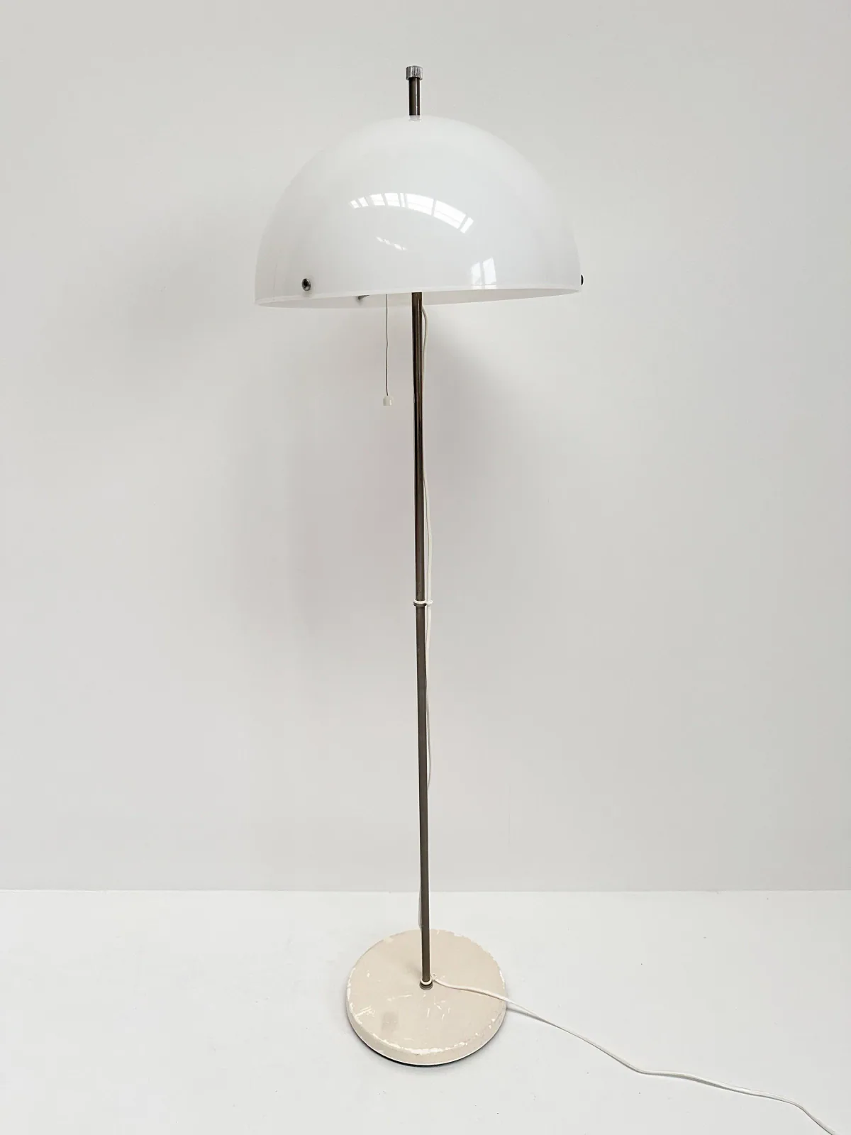 Vintage Fagerhult Swedish Floor Lamp with Acrylic Mushroom Shade