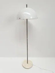 Vintage Fagerhult Swedish Floor Lamp with Acrylic Mushroom Shade