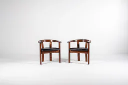 Set of 6 Dining Chairs by Lars Gangsø, Denmark, 1970s