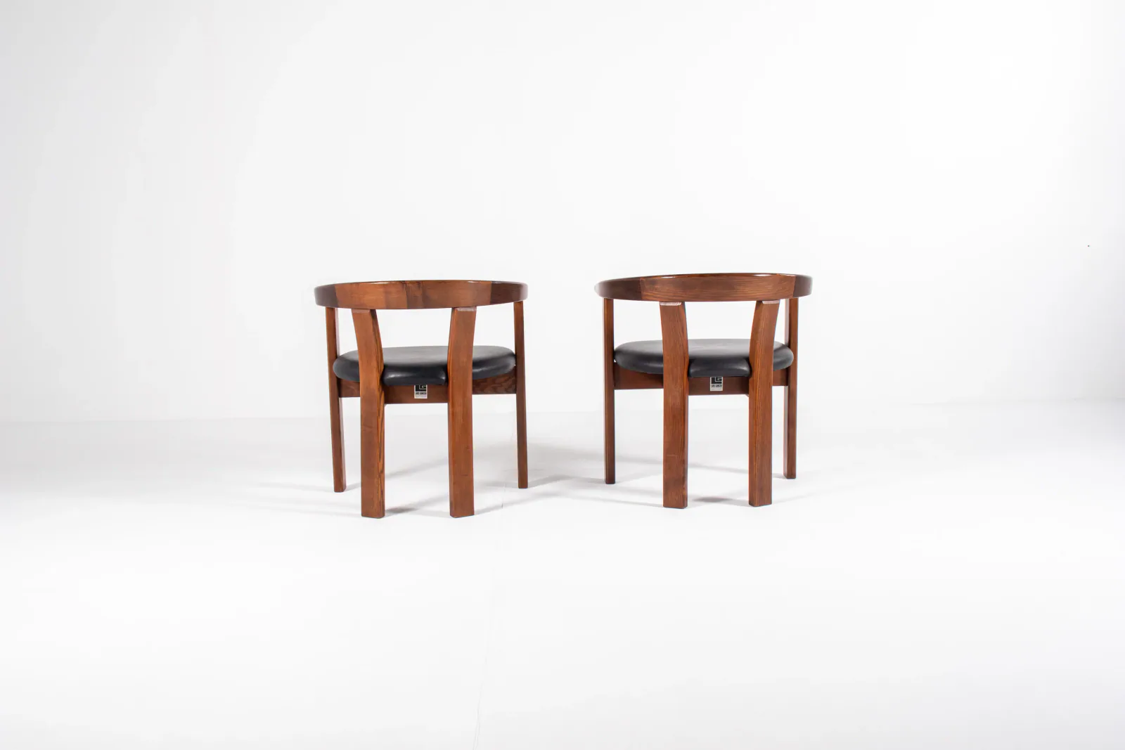 Set of 6 Dining Chairs by Lars Gangsø, Denmark, 1970s