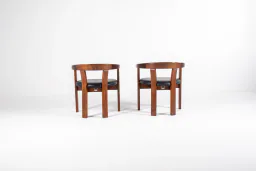 Set of 6 Dining Chairs by Lars Gangsø, Denmark, 1970s