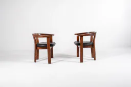 Set of 6 Dining Chairs by Lars Gangsø, Denmark, 1970s