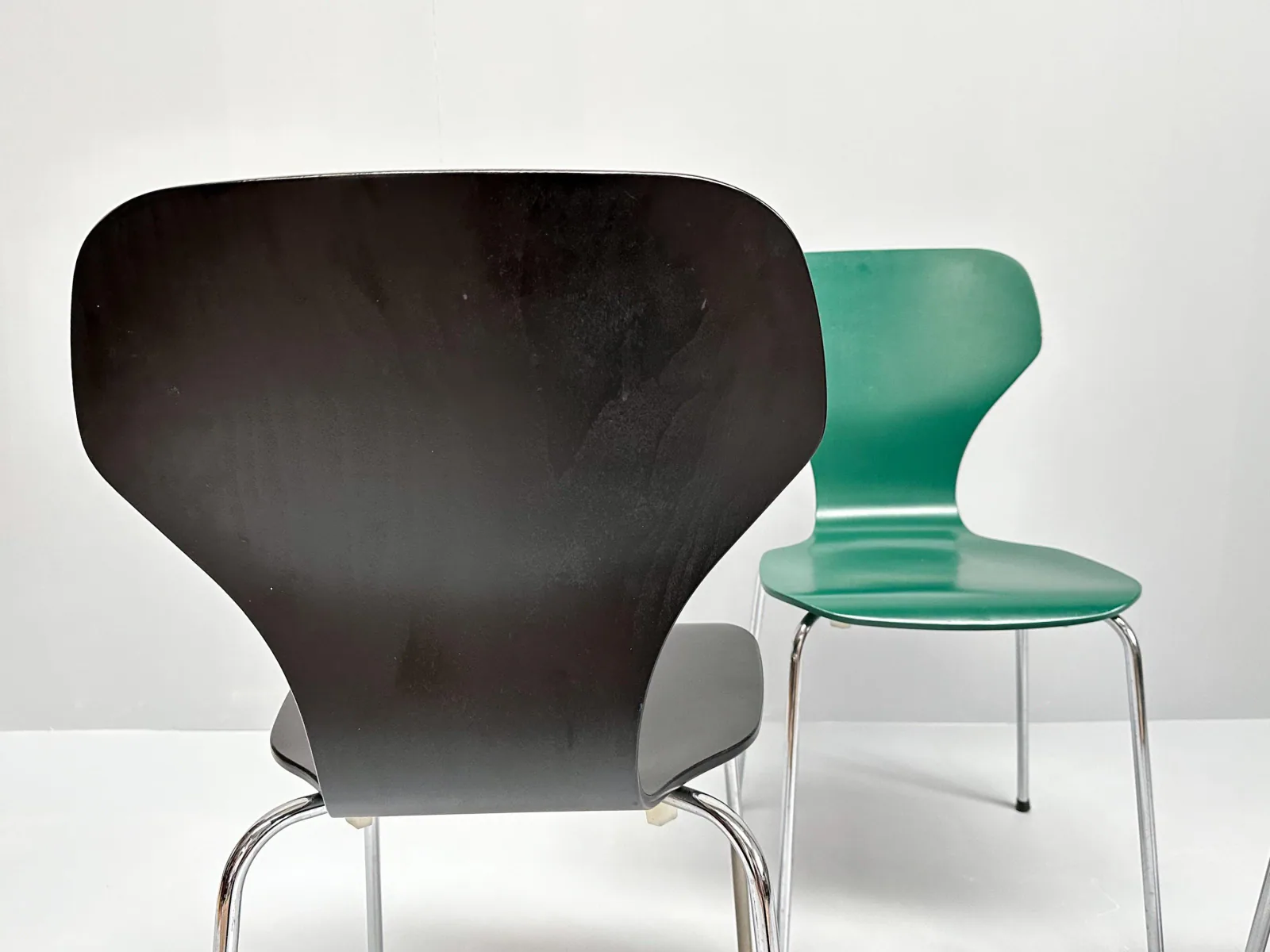 Set of 3 Phoenix Danish Modern Chairs, Denmark, 1990s