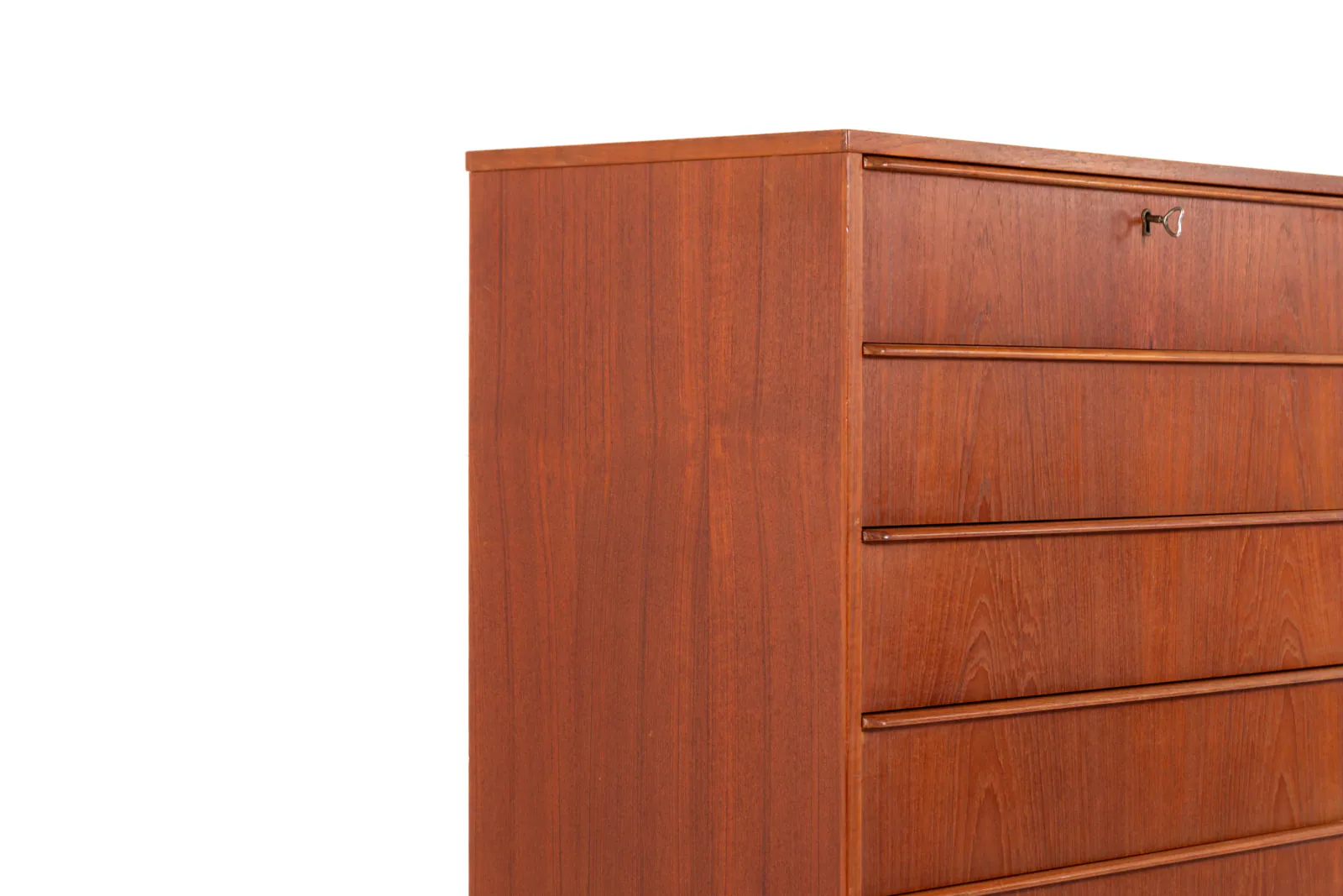 Danish Mid-Century Teak Tallboy by Si-Bomi Møbler, 1960s