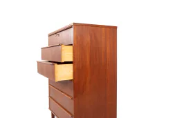 Danish Mid-Century Teak Tallboy by Si-Bomi Møbler, 1960s
