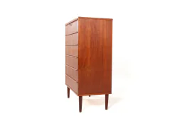 Danish Mid-Century Teak Tallboy by Si-Bomi Møbler, 1960s