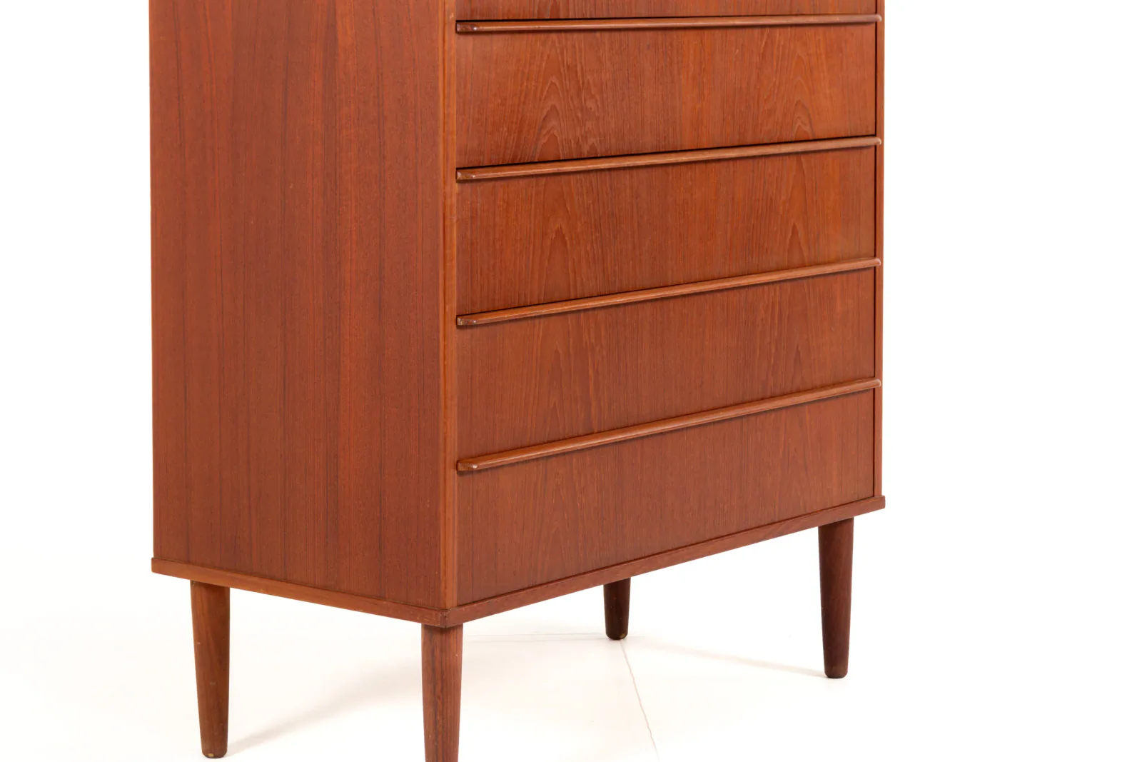 Danish Mid-Century Teak Tallboy by Si-Bomi Møbler, 1960s