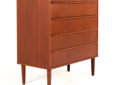 Danish Mid-Century Teak Tallboy by Si-Bomi Møbler, 1960s