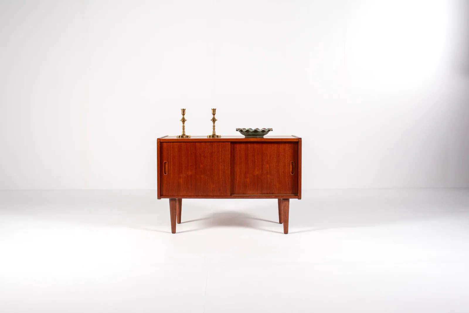 Compact Mid-Century Modern Teak Cabinet, 1960s