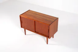 Compact Mid-Century Modern Teak Cabinet, 1960s