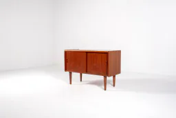 Compact Mid-Century Modern Teak Cabinet, 1960s