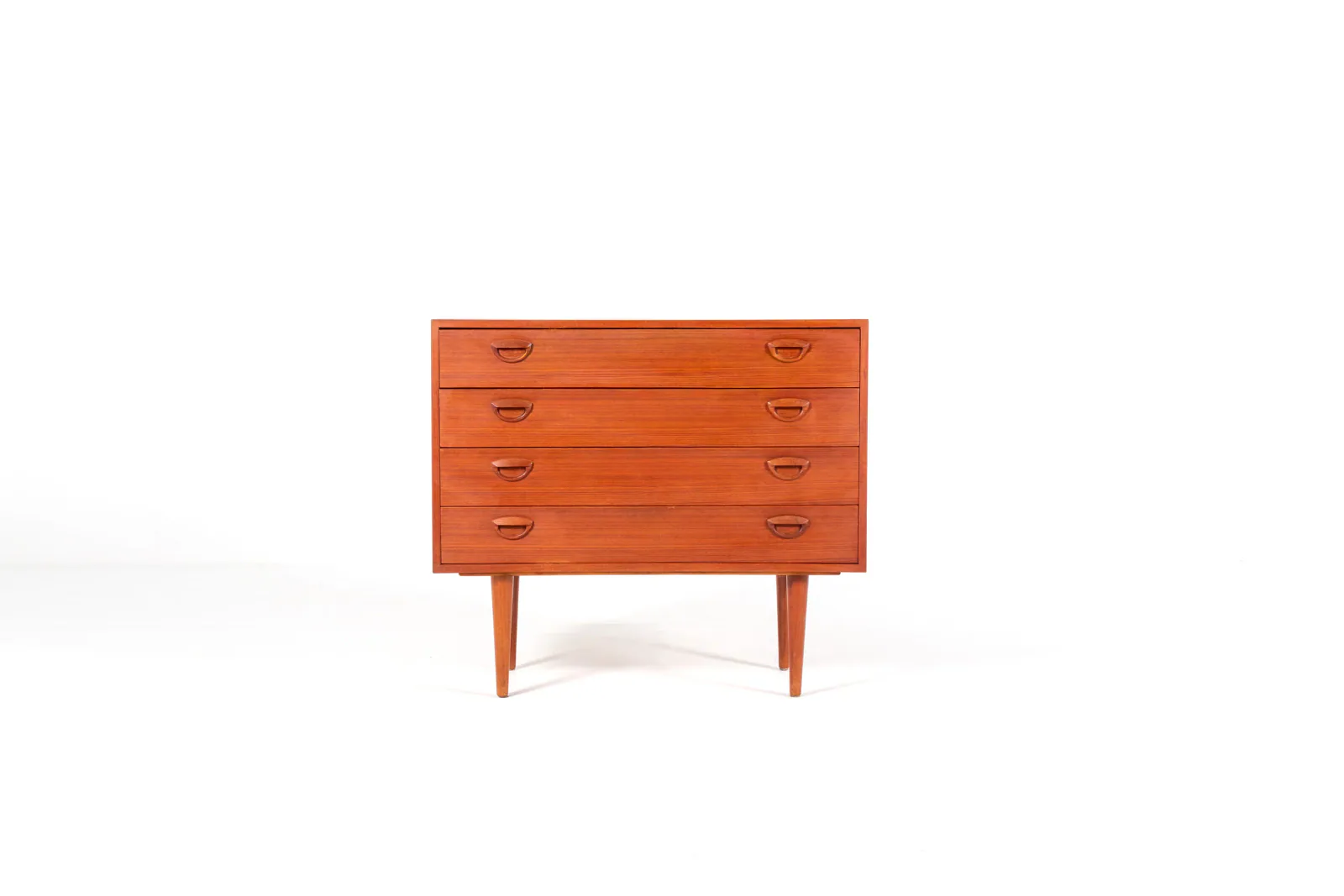 Kai Kristiansen Mid-Century Danish Teak Four-Drawer Chest, 1960s