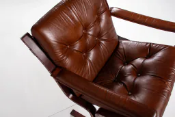 Ingmar Relling Lounge Chair – Rosewood & Leather, Westnofa
