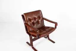 Ingmar Relling Lounge Chair – Rosewood & Leather, Westnofa