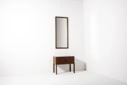 Kai Kristiansen for Aksel Kjersgaard Danish Modern Console Table and Mirror