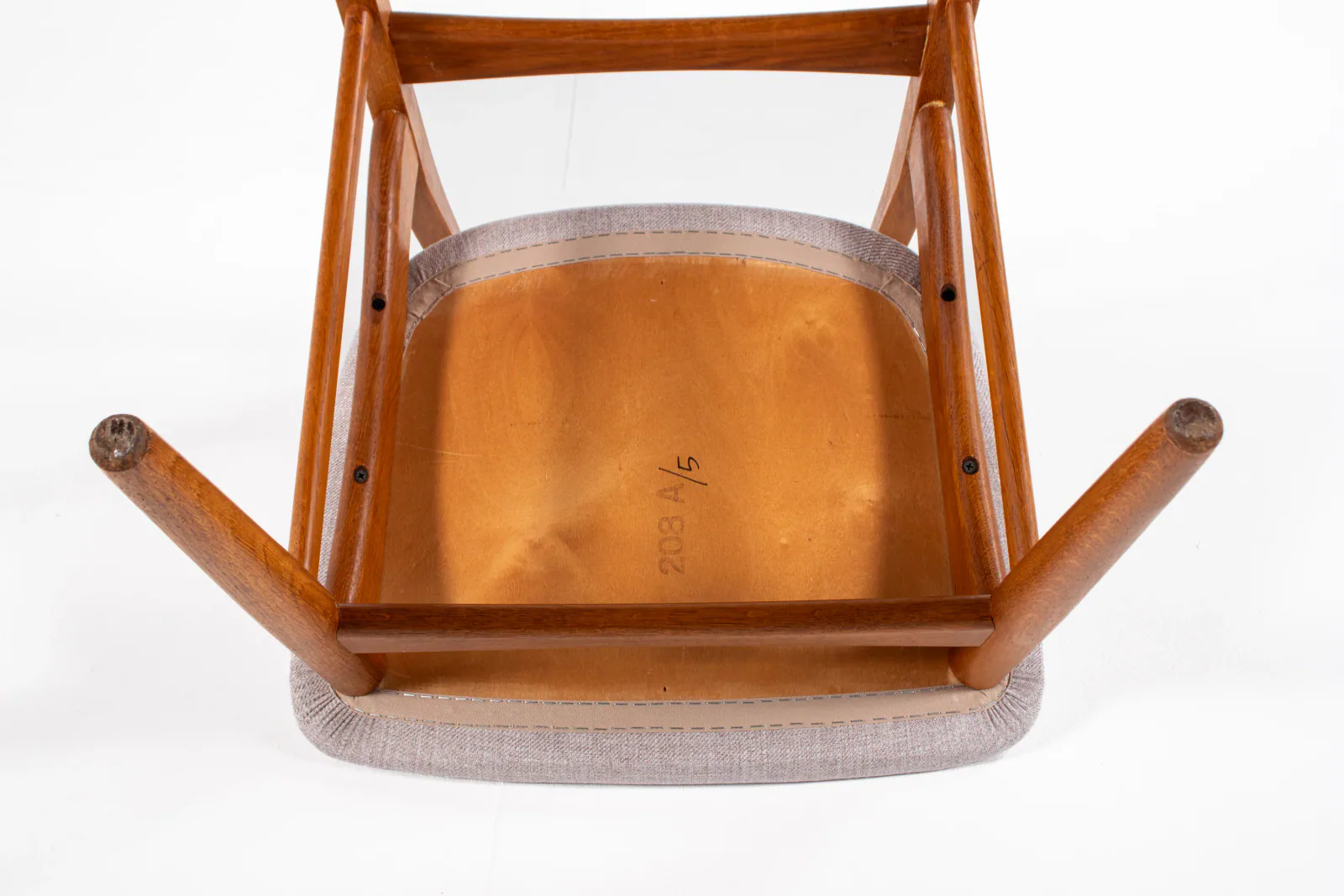 Set of 6 Danish Teak Dining Chairs by Farstrup, Model 208A, 1960s