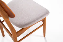 Set of 6 Danish Teak Dining Chairs by Farstrup, Model 208A, 1960s