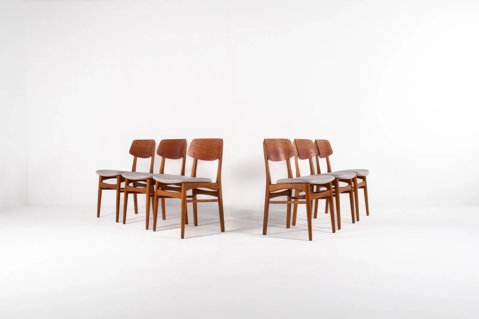 Set of 6 Danish Teak Dining Chairs by Farstrup, Model 208A, 1960s