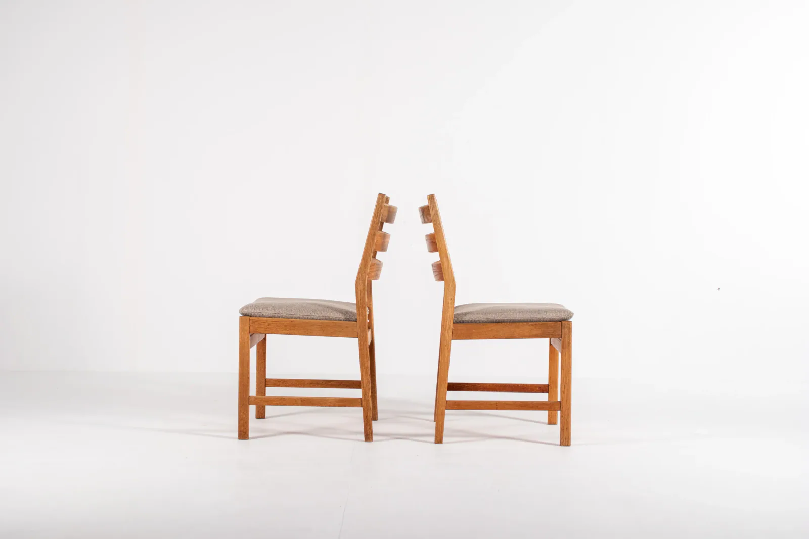 Set of 4 Kurt Østervig Oak Dining Chairs
