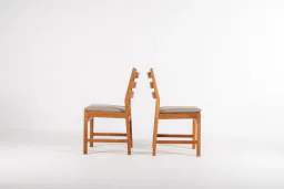 Set of 4 Kurt Østervig Oak Dining Chairs