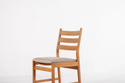 Set of 4 Kurt Østervig Oak Dining Chairs