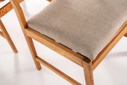 Set of 4 Kurt Østervig Oak Dining Chairs