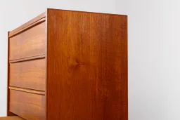 Five-Drawer Danish Teak Chest of Drawers
