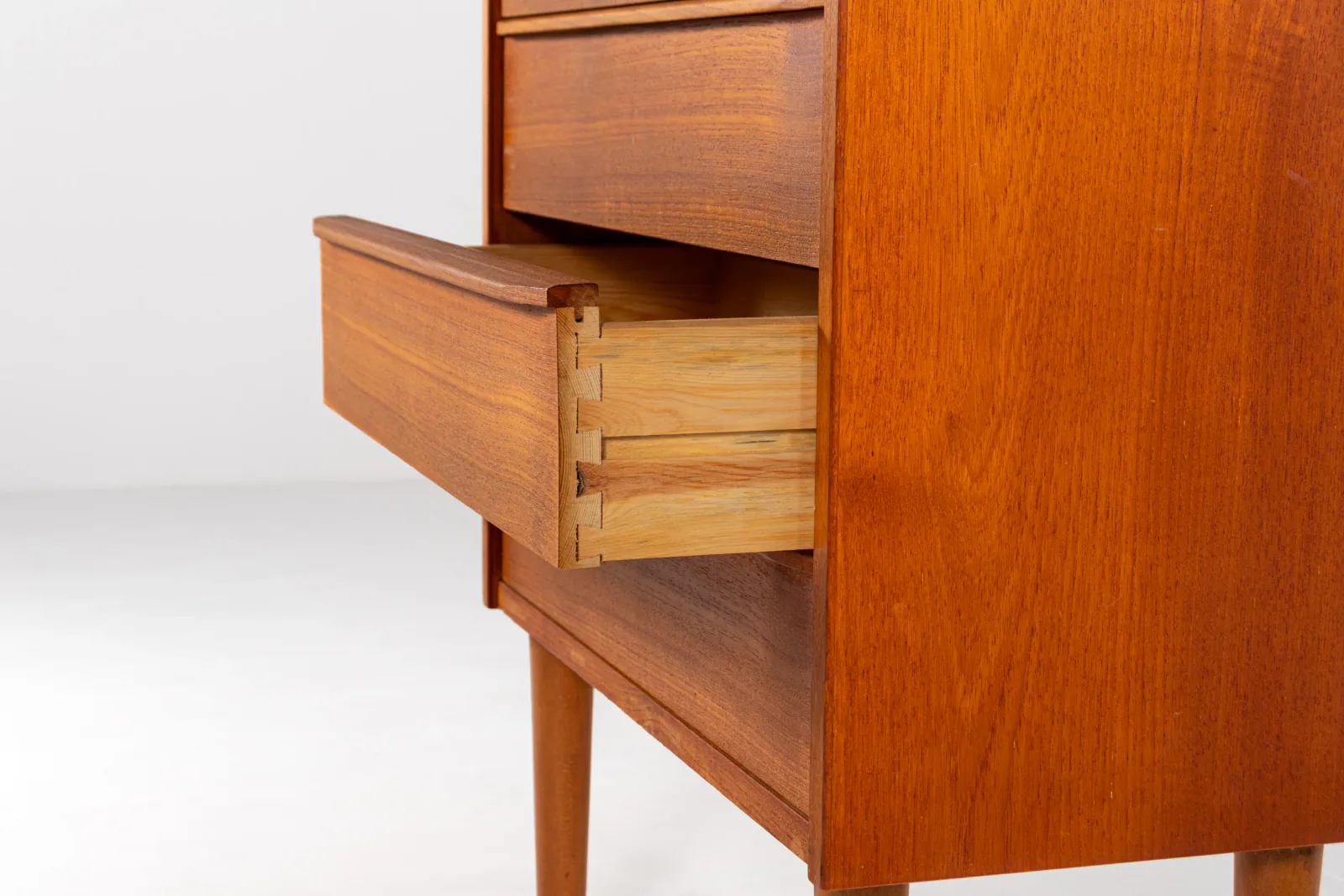 Five-Drawer Danish Teak Chest of Drawers