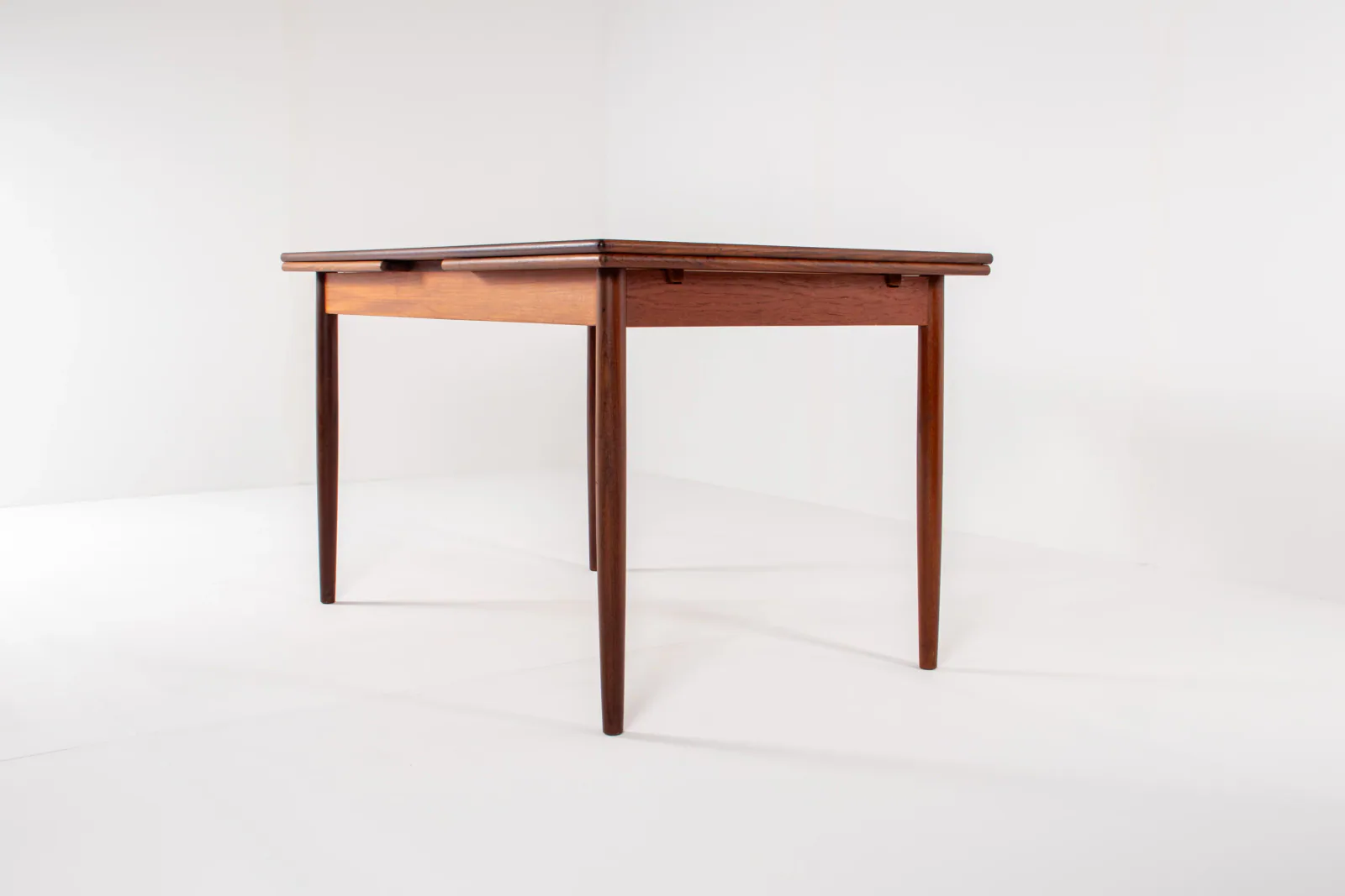 Mid-Century Teak Extendable Dining Table, Scandinavian 1960s