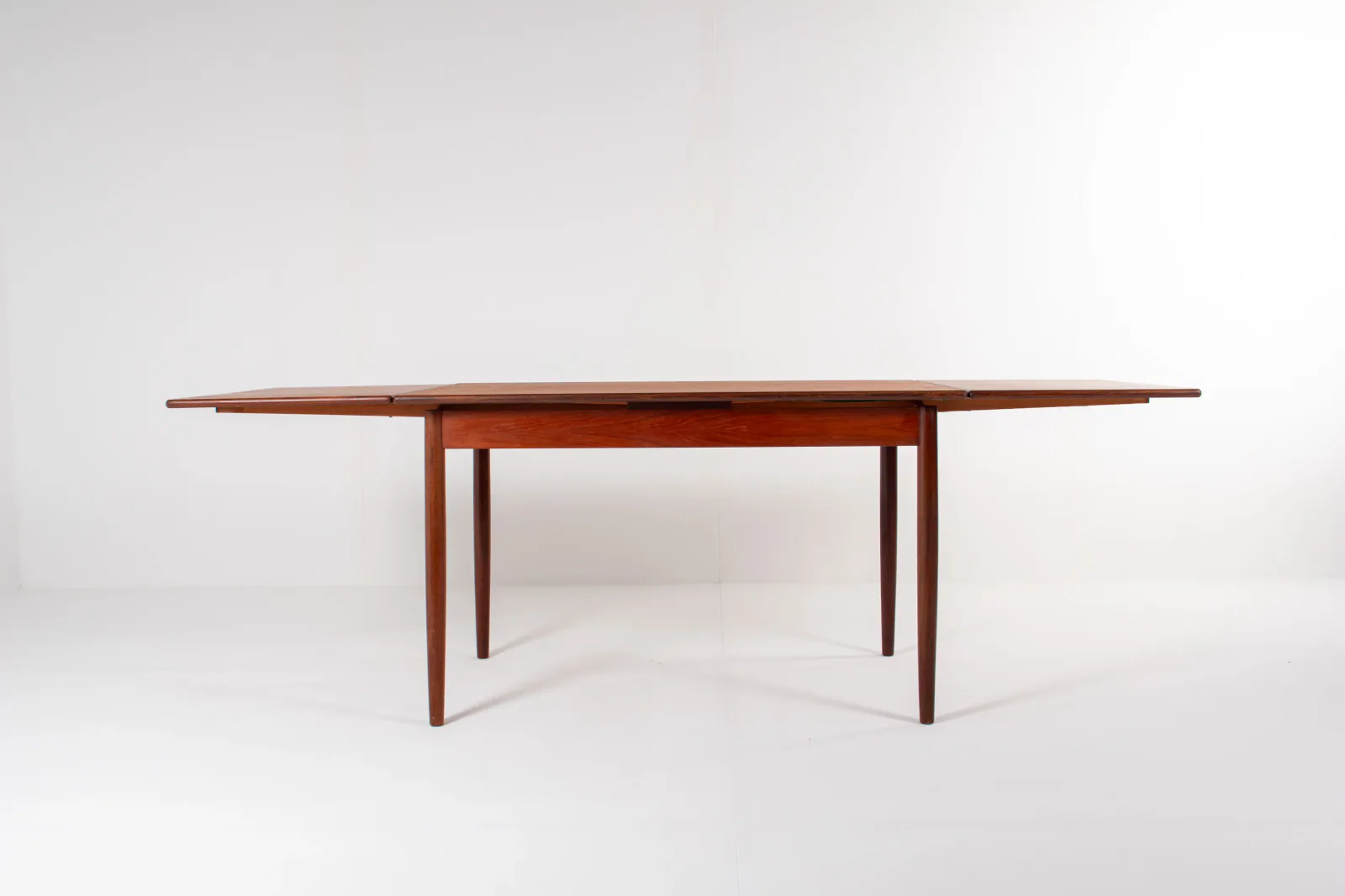 Mid-Century Teak Extendable Dining Table, Scandinavian 1960s