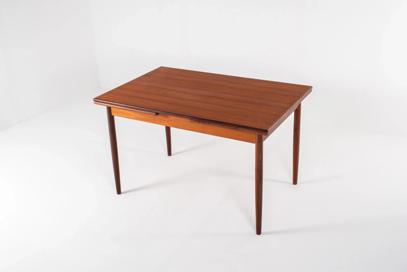 Mid-Century Teak Extendable Dining Table, Scandinavian 1960s